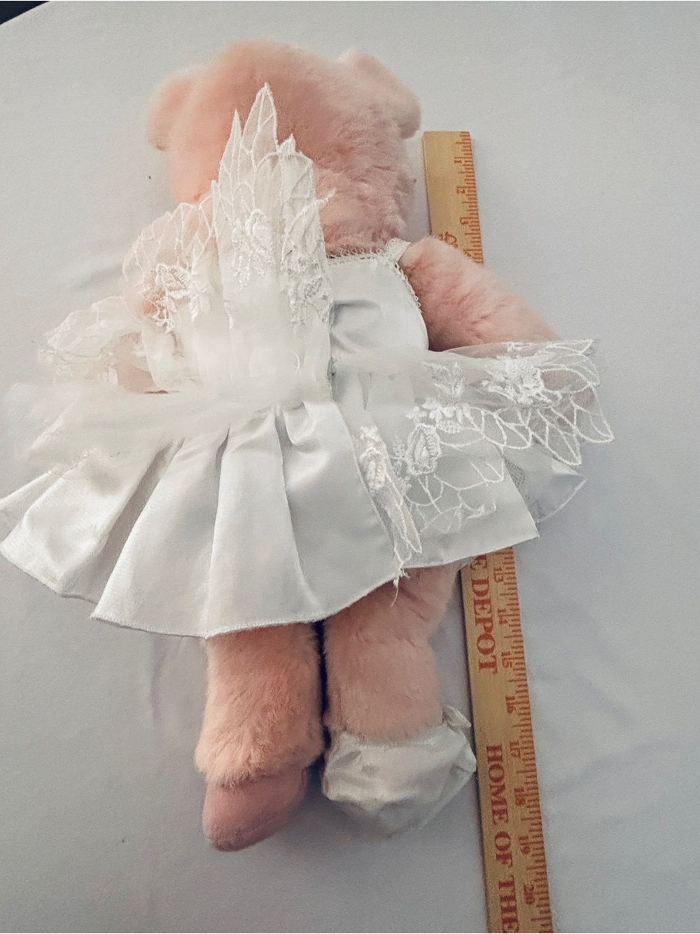 Build-A-Bear Pink Plush Piglet in White Ballet Tutu Dress with Slippers - Picture 7 of 13